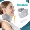 Soft Foam Cervical Neck Collar Adjustable Brace Support with Replacement Cover for Travel Office Sleeping