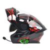 DOT Certified Full Face Motorcycle Helmet With Flip-Up Visor Bluetooth Compatible All Season Unisex Riding Street