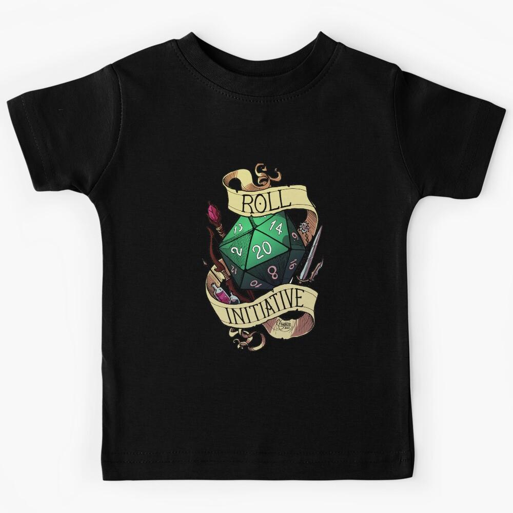 Roll Initiative Kids T-Shirt 110