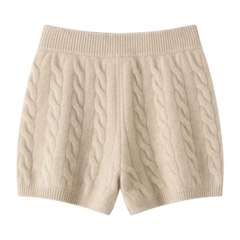 Lekasha Women`s High-Waisted 100% Pure Cashmere