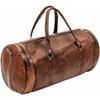 Large Unisex Travel Bag Genuine Vintage Leather Duffel Weekend Gym Overnight