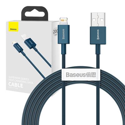 USB-Kabel zu Lightning Baseus Superior Series, 2,4A, 2M (Blau)