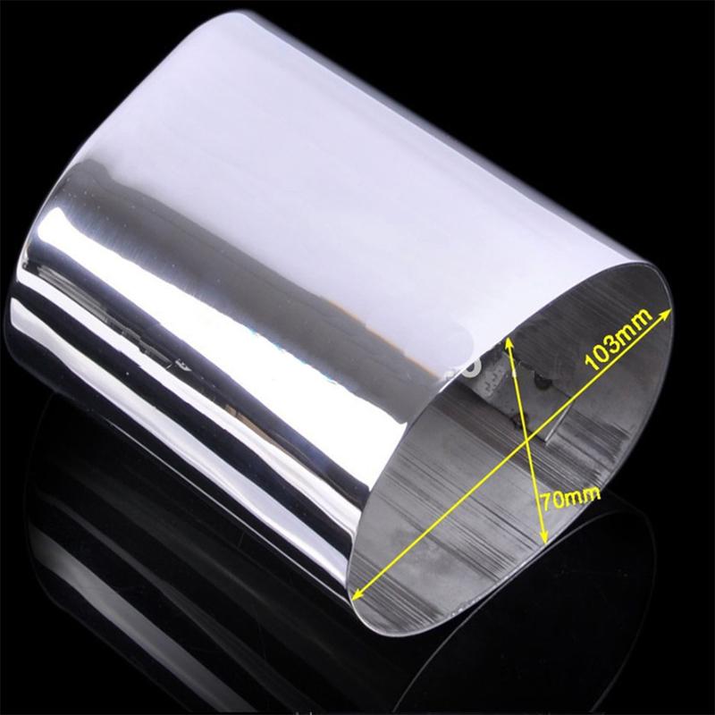 Tłumik wydechowy ze stali nierdzewnej końcówka rury pokrywa dla BMW serii 3 318 E90 E91 320d 318d 318i E92 E93 X3 F25 20i 28i E83 2.0i