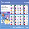 Portable Kids Watercolor Painting Book Paint With Water Gouache Graffiti Picture Coloring Books Brush Set Drawing Kids Toys Gift