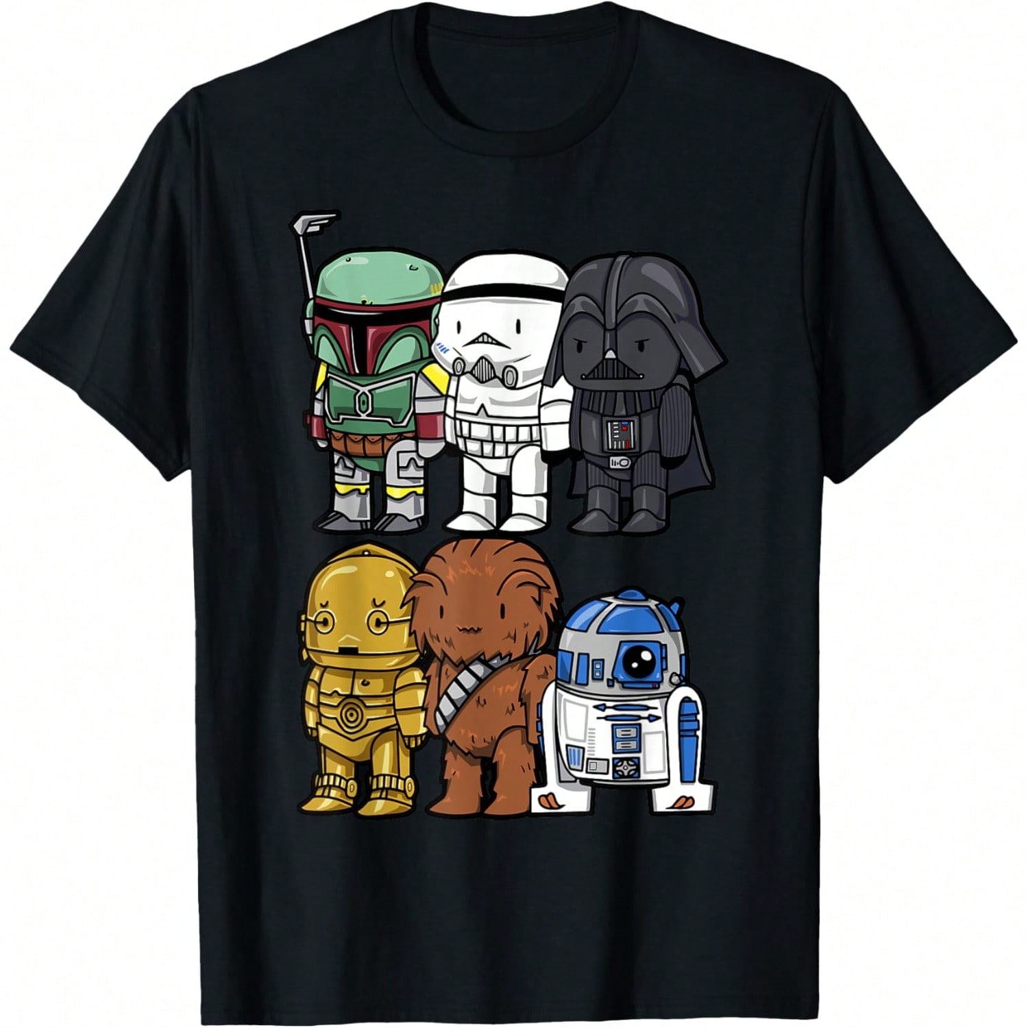 Star Wars Boba Fett Vintage Comic Book T-Shirt.Jpg|Star Wars Boba I Ship Seek & Destroy Schematic T-Shirt T-Shirt.Jpg|Star Wars Boba Trooper Vader Ch S разноцветный