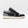 HJ4360-001 Nike Air Jordan 1 Low Dark Black Denim Light Smoke Grey Sail (Men's)