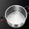 316 Stainless Steel Soup Pot Household Thick Integrated Pots Congee Bowl Milk Bottle Food Grade Gas Double Ear Pot Steamer Pan