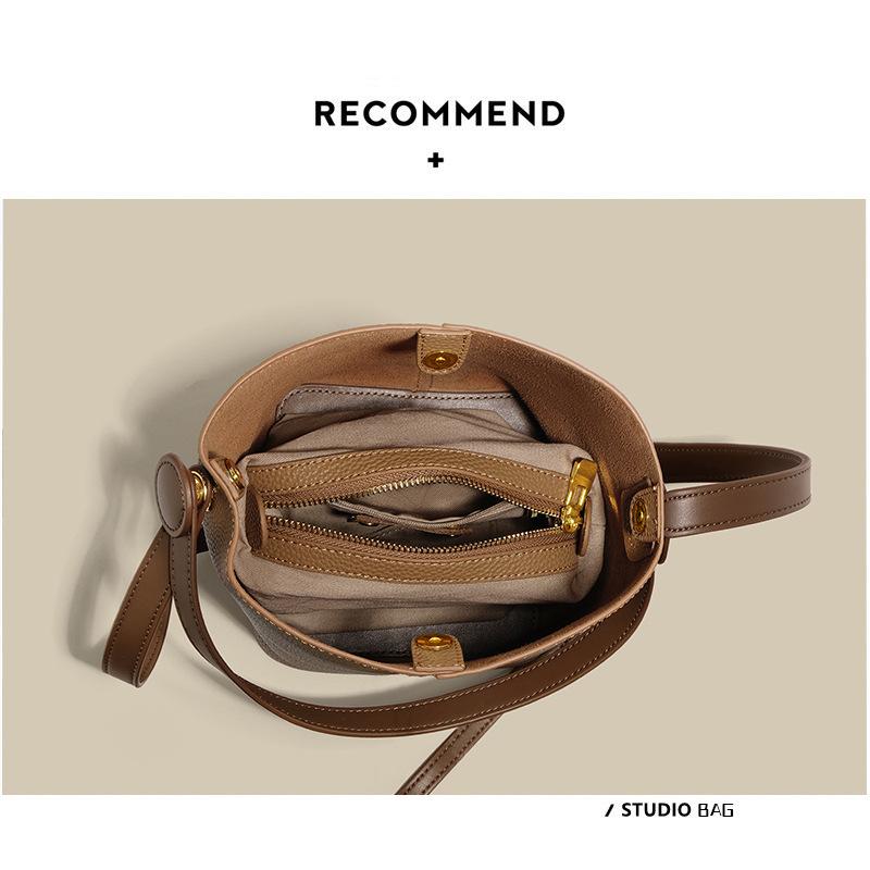 Bag women's 2025 new high-end foreign style summer bucket bag oblique span niche super fire vegetable basket portable women's bag