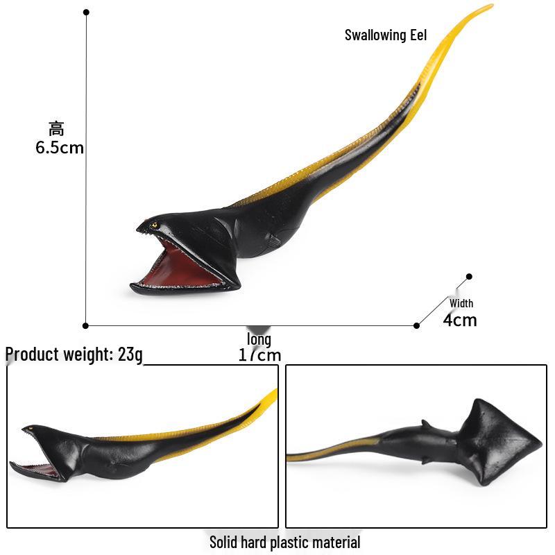 Children's Marine Animal Cognitive Model: Shark, Megalodon, Tiger Shark - Desktop Toy Ornament