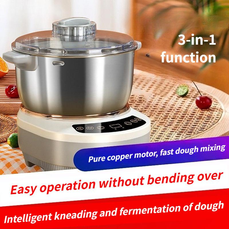 Large capacity Flour Mixing Machine Small Household Doughmaker Bread Machine Automatic Stainless Steel Flour Mixer