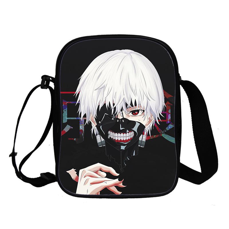 New Teen Crossbody Bag Ghoul Peripheral 3D Printing Full Color Double Shoulder Bag