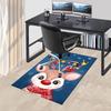 Christmas Deer Chair Mat - Anime Cartoon Design, Non-Slip Carpet for Office, Home Decor, Living Room, Bedroom, Gaming Room & Dormitory.R079