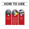 Homonth Car Scratch Repair Polish Nano Coating Scuff Scratch Remover Paint Restorer for Car Body with Sponge 1 Set
