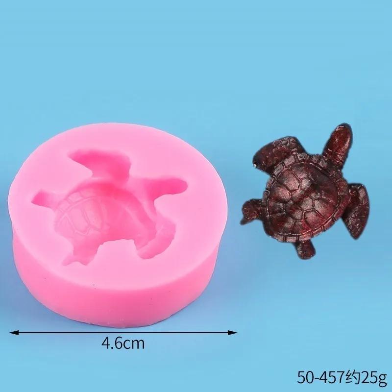 3D Tortoise Soap Mold Silicone Mold DIY Candle Molds Silica Gel Mould Kitchen Cake Baking Decorating Tools