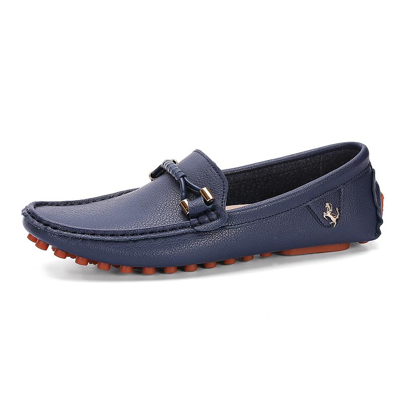 Men's Loafers Spring Autumn Fashion Shoes Men Classic Brand High Quality Leather Comfy Drive Shoes Boat Casual Shoes slip-on shoes Style Driving Shoes