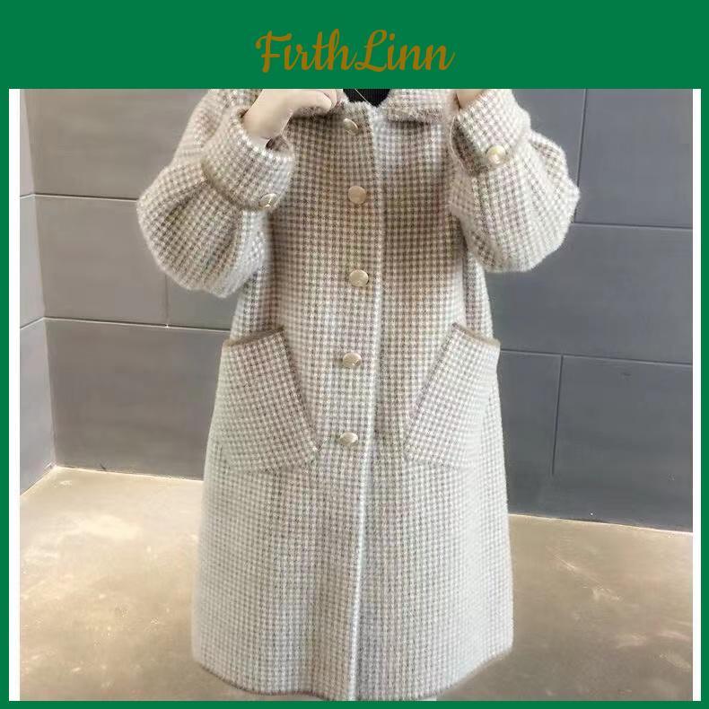 High Winter New Quality Autumn Coat Female New Korean Knitted Cardigan Loose Medium Long Wool Sweater