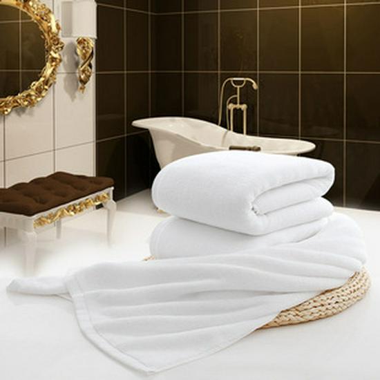 Hochwertiges, dickes Handtuch aus 100 % Baumwolle - Ideal für Hotels, Pensionen und Schönheitssalons mit großer Logo-Individualisierung