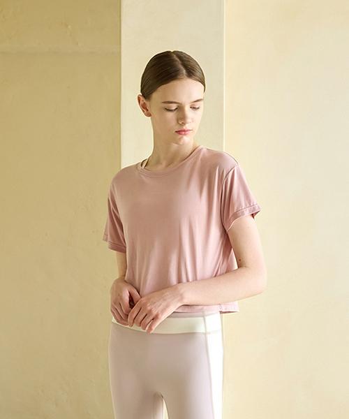 Reina Mora Airy Short Sleeve Coral Pink 4-55 (T787)