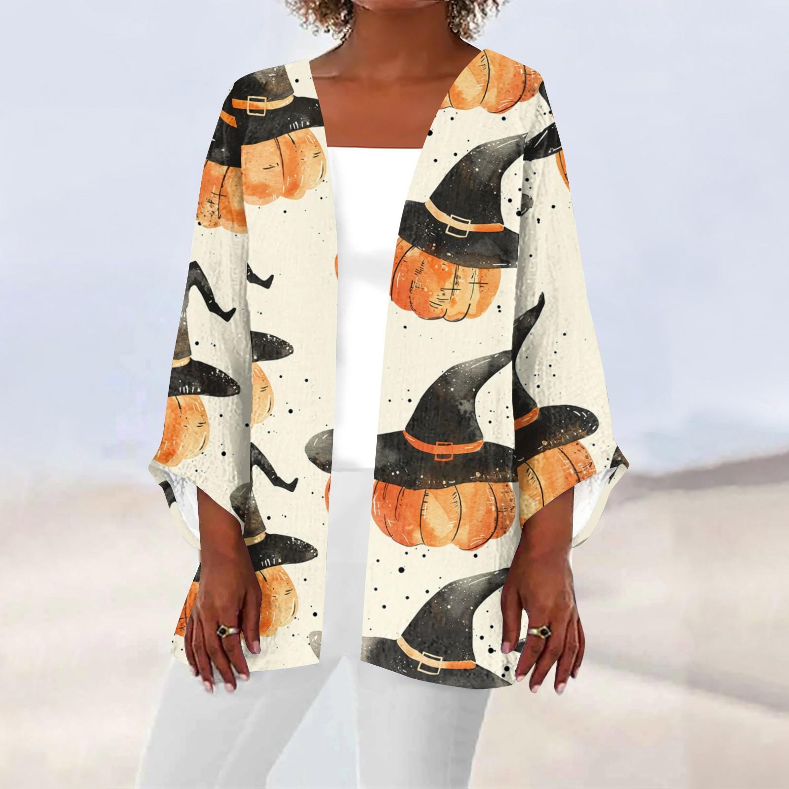 

Женская повседневная модная легкая куртка средней длины с принтом, кардиган XXL бежевый