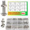 660pcs Stainless Steel Phillips Head Pan Head Screw, Nut, and Washer Set; M2, M2.5, and M3 Phillips Head Bolt Fastener Set.