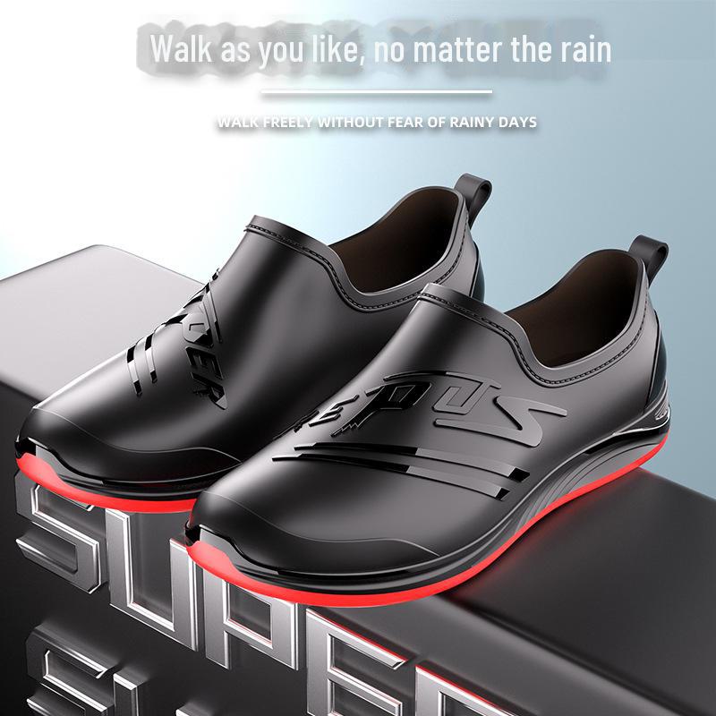 

Мужские нескользящие низкие туфли из ПВХ для кейтеринга, автомойки и кухни. Size 44