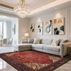 Home Decoration Luxury Persian Style Antiskid Living Room Rug Big Size Easy Clean Coffee Tables Mat Soft Foldable Room Carpet