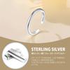 [Suplight] Silber 925 Zehenring, Beliebter kleiner Fingerring, Einheitsgröße, Einfacher hawaiianischer Schmuck für Damen