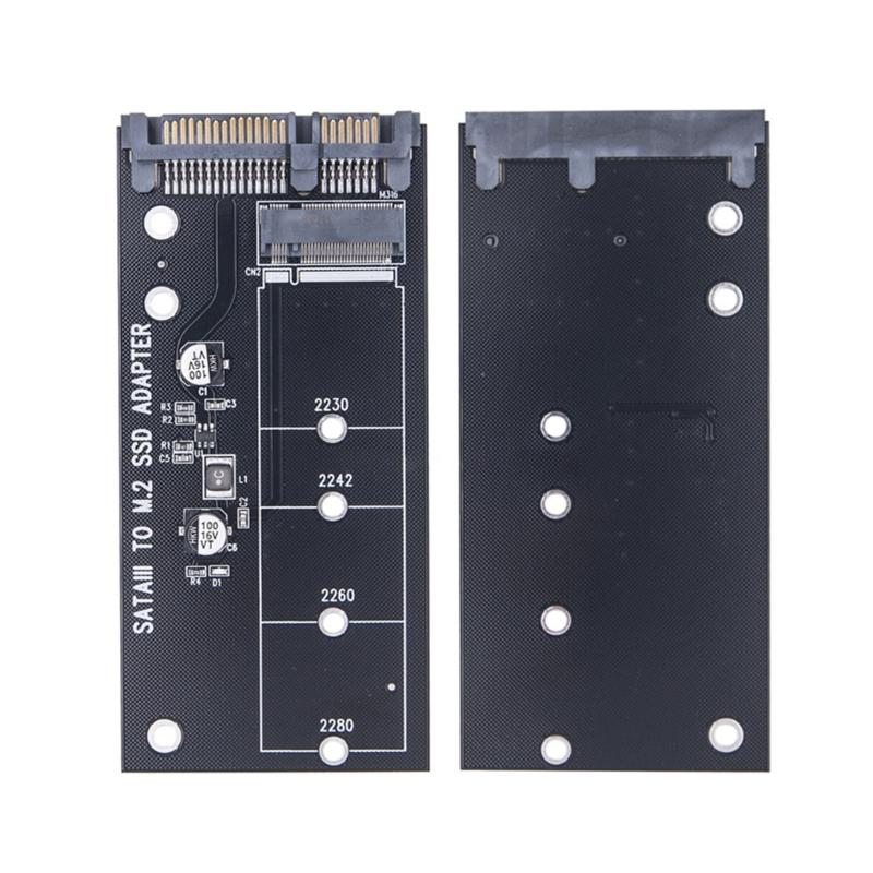 M.2 SATA NGFF to SATA3.0 Hard Drive Adapters Board M.2 to SATA Adapters M.2 NGFF to SATA3.0 SSD Adapters B Key NGFF SSD