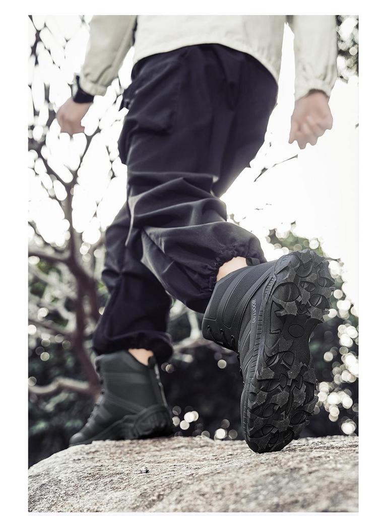 Men's Tactical Hiking and Military Boots: Large Size, Outdoor, Desert, and Off-Road