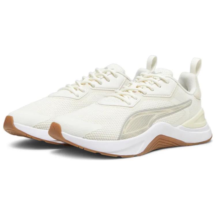 Puma Infusion Comfortable Shock Absorbing Durable Low Top Training Shoes Women sneaker White 378784-02