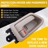 OCPTY Door Handle Interior Front Rear Right Passenger Side Replacement fit 1997-2001 for Camry Inside Door Handle Beige