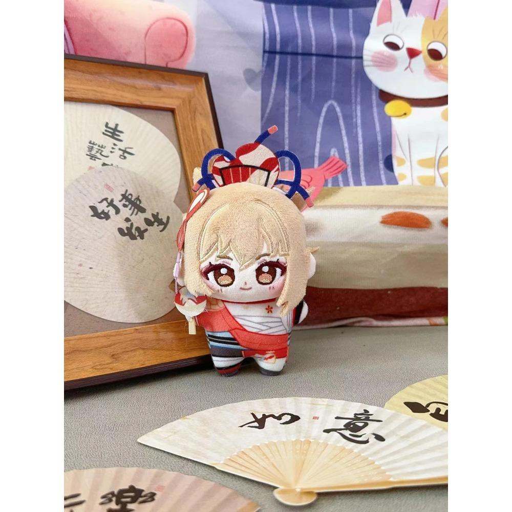 Genshin Impact Kazuha Xiao Scaramouche Venti Game Mascot Costume Plush 10cm Dolls for Cosplay Events Roleplay