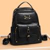 Vintage Commuter Large Capacity Backpack Soft Leather Women's Travel Backpack