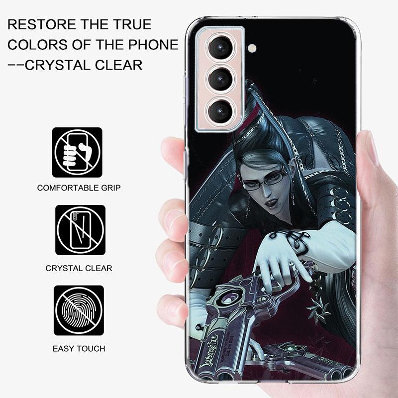 Bayonetta Phone Case for Samsung A16 A17 A26 A36 A56 A57 A55 A54 A37 A15 A25 A35 A14 A24 A34 Galaxy Note 20 10 A07 A06 A04S A05S