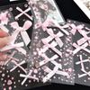 3D Kpop Photo Deco Stickers Pink Rhinestone Stickers  For Photo Card Holder