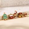 Di Yao Stainless Steel Christmas Tree Bell Pendant - Cute & Creative DIY Jewelry Accessory