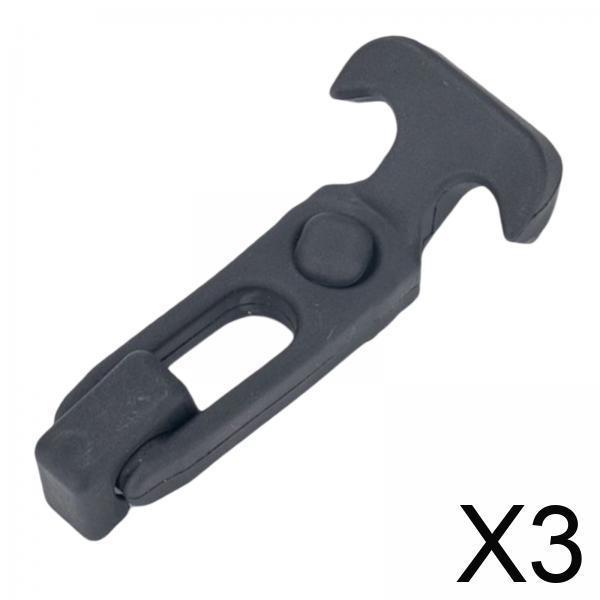 T Handle Hasp Draw Latch Rubber Flexible Vibration Absorbing Quick Install Pull Type for Farm Equipment Boat Truck
