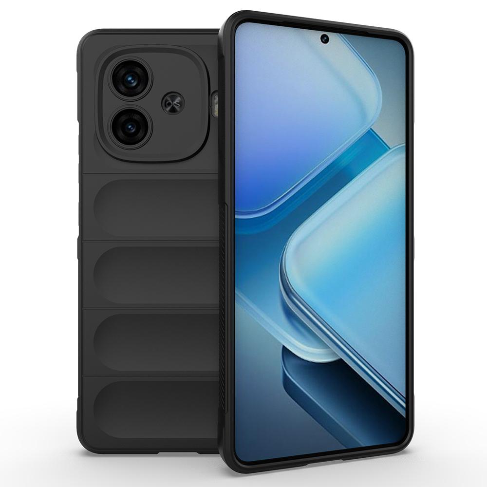 For vivo iQOO Z9 Turbo 5G Case Anti Scratch Soft TPU Rugged Back Phone Cover