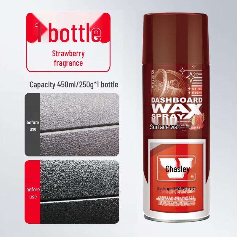 Wesley Strawberry Scent Dashboard & Leather Care Wax