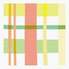 Checkered Green Art 57cm x Made in Stylish Interior Living Fabric Panel Panel, 57cm, Large, Japan, Poster, Decor, Room, Pastel, Modern, Geometric,