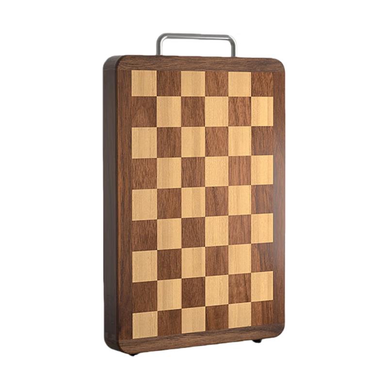Aishida Ebony Wood Chessboard Antibacterial Cutting Board 420x300x25mm