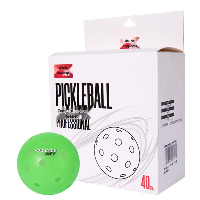 Double Happiness 40-Hole Outdoor Pickleball