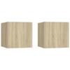 VidaXL Bedside Tables 2pcs Sonoma Oak 30.5x30x30cm Engineered Wood 3079716