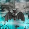 Eerie Halloween Parties Supplies Eerie Halloween Garden Decorations Specter Bat Hanging Charm for Eerie Scene