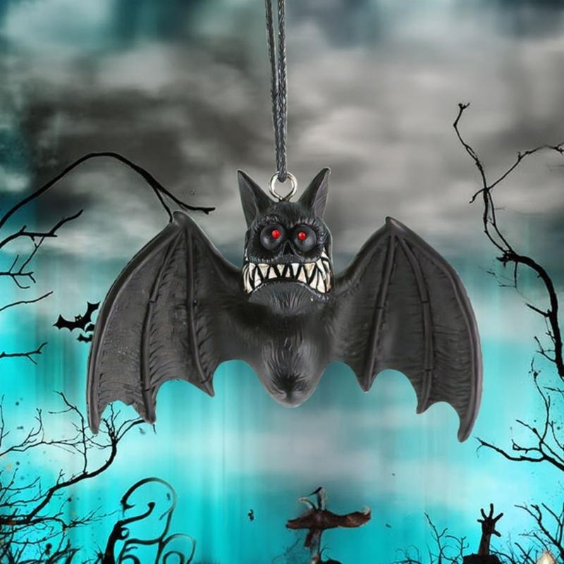 Eerie Halloween Parties Supplies Eerie Halloween Garden Decorations Specter Bat Hanging Charm for Eerie Scene