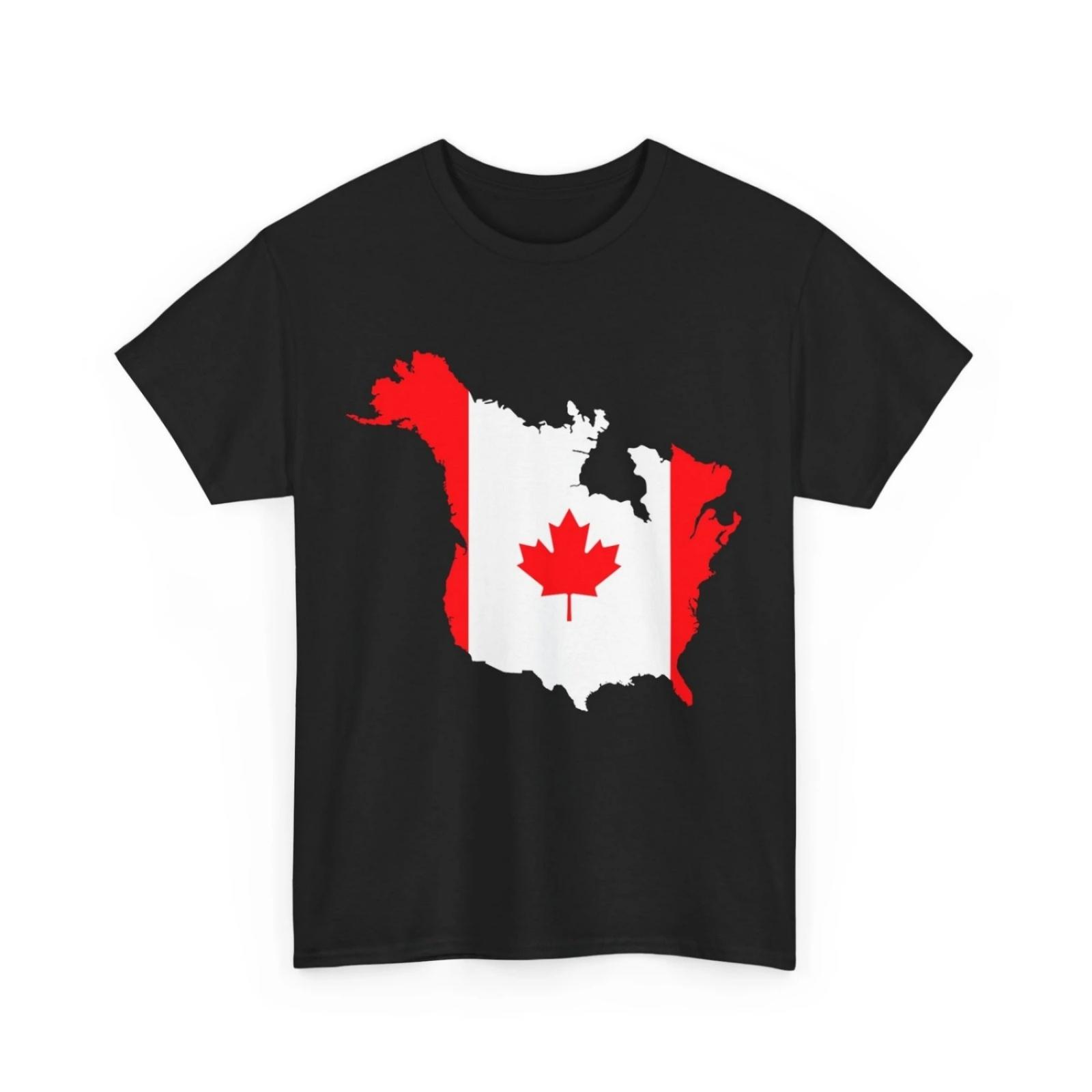 

Canadian Map T Shirt The USA Canada Äôs 11th Province Flag XXXXXL різнокольоровий