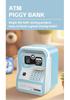 Children's Electric Piggy Bank with Fingerprint Password and Automatic Money Rolling Feature