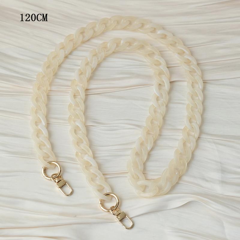 New Phone Accessory Detachable Parts Chain Orange Green Crossbody Resin Luxury Strap Phone Case Chains Acrylic Shoulder Lanyard Hanging Chain