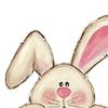6 Sheets Easter Bunny Window Clings Reusable Static Window Decals for Spring Party Home Classroom Office Decoration
