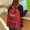 Letter Backpack Women's Lightweight Backpack Student Small Schoolbag
